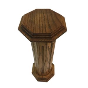 Pedestal / oak flowerbed, Germany, 1950s.