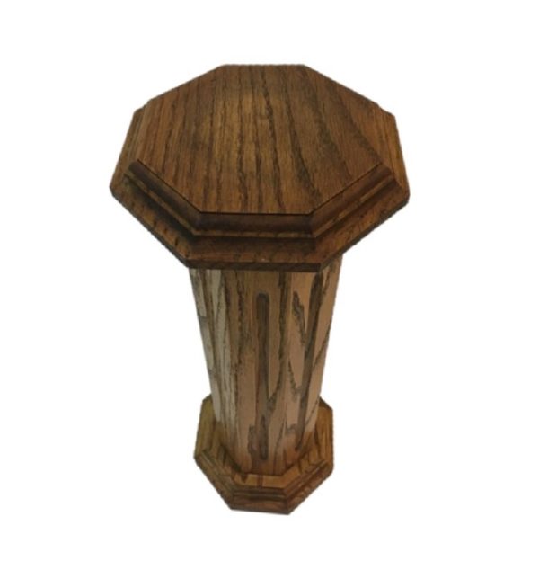 Pedestal / oak flowerbed, Germany, 1950s.