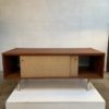 Teak sideboard with stainless steel feet - 1960s, Belgium