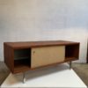 Teak sideboard with stainless steel feet - 1960s, Belgium