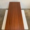 Teak sideboard with stainless steel feet - 1960s, Belgium