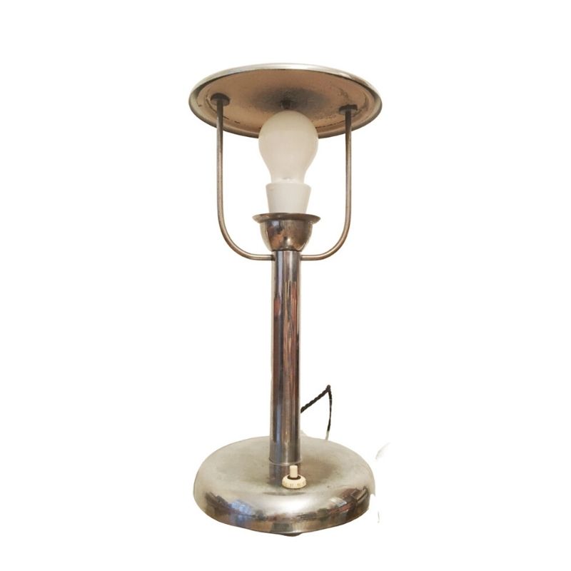 Art deco Steel Table Lamp by Napako, 1930s
