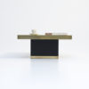 Etched Brass Side Table by Georges Mathias