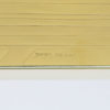 Etched Brass Side Table by Georges Mathias