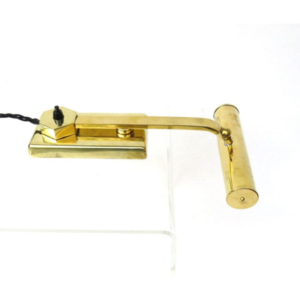 Extraordinary Piano lamp, Art Deco, brass polished