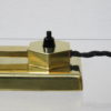 Extraordinary Piano lamp, Art Deco, brass polished
