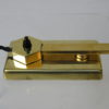 Extraordinary Piano lamp, Art Deco, brass polished