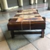 Roger Capron ceramic and oak coffee table / 1972