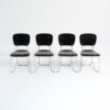 Set of 4 Alu-Flex Chairs by Armin Wirth Set of 4 Alu-Flex Chairs by Armin Wirth