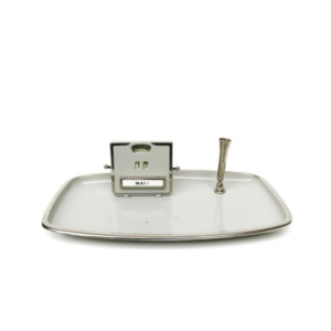 Writing set with perpetual calender and pen holder, Art Deco, Jakob Maul