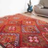 Moroccan rug 6’x12′ vintage beni mguild rug, the genuine moroccan rug.