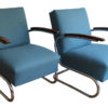 Lounge Chairs with Coffee Table Set by Walter Schneider, Paul Hahn