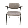 Grey Armchair by Willy van Der Meerenfor Tubax, 1950s, Set of 2