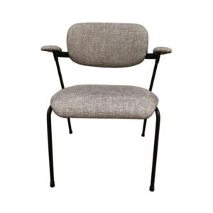 Grey Armchair by Willy van Der Meerenfor Tubax, 1950s, Set of 2