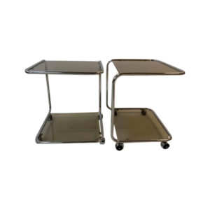 Pair of bedside tables, Bauhaus- Germany, 1960s.