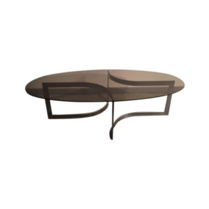 Table basse ellyptique Paul Legeard 1970