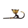 Walter Bosse shoehorn cat made of brass for Herta Baller