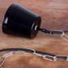 Vintage Industrial Lamp with Prismatic Glass from Poland, 1970s, Loft Style