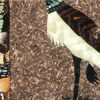 Moluh Seidou - Precious butterfly wings collage Dyptique aux aigrettes