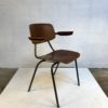Set of 8 chairs, among which 2 with armrests
