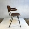 Set of 8 chairs, among which 2 with armrests