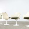 Eero Saarinen Early Tulip Armchair 150 and Sidechair 151 for Knoll International Eero Saarinen Early Tulip Armchair 150 and Sidechair 151 for Knoll International