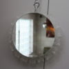 Round illuminated mirror made by Hillebrand, Germany - 1960's