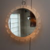 Round illuminated mirror made by Hillebrand, Germany - 1960's