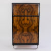 Art Deco half cabinet with French walnut from the 1930s