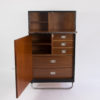 Art Deco half cabinet with French walnut from the 1930s
