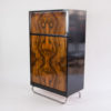 Art Deco half cabinet with French walnut from the 1930s