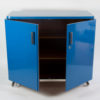 Bauhaus closet in blue