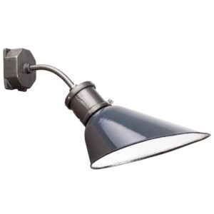 Authentic industrial SIEMENS wall lamp, 1930s