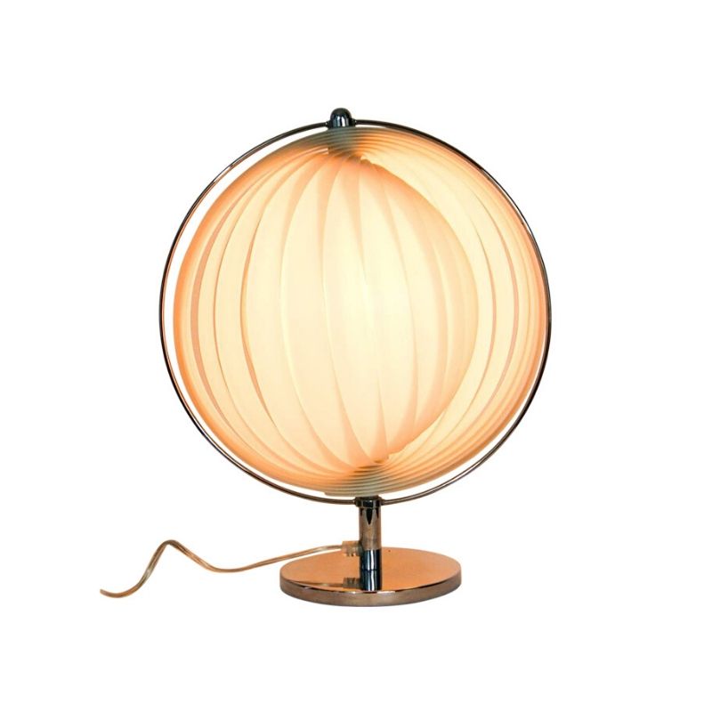 Kare 1980s VERNER PANTON Design Moon Lamp