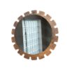 Round illuminated mirror made by Hillebrand, Germany - 1960's