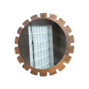 Round illuminated mirror made by Hillebrand, Germany - 1960's