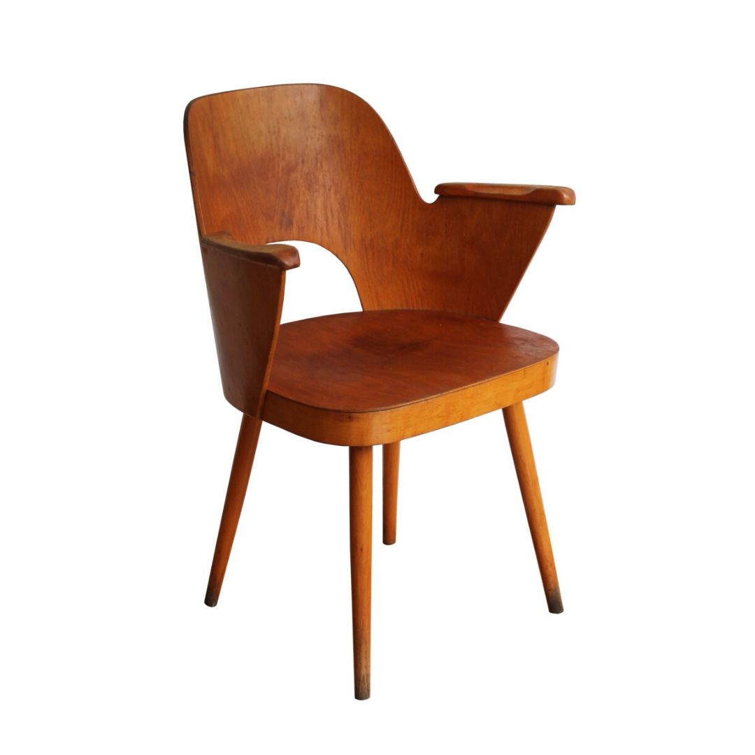 Mid Century Dining chair n.1515 by Oswald Haerdtl for TON Company
