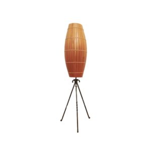 Industrial Wooden floor lamp, 1970