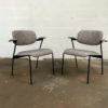 Grey Armchair by Willy van Der Meerenfor Tubax, 1950s, Set of 2