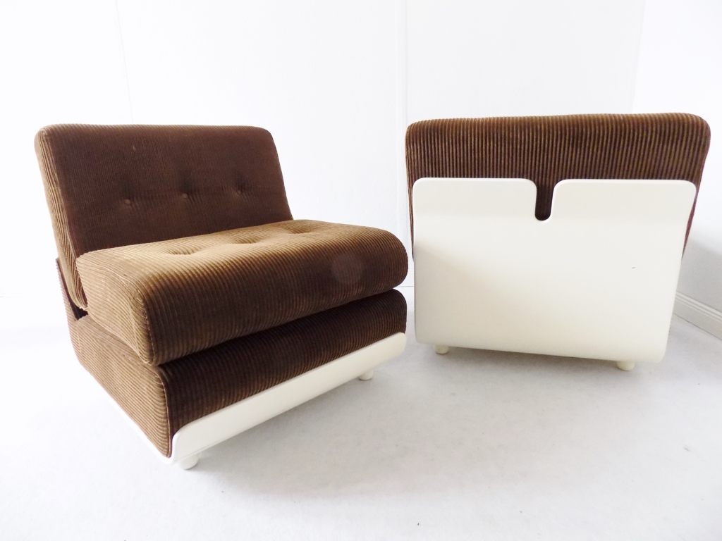 Italian Lounge Chair Set in the style of Mario Bellini C&B Italia