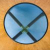 G PLAN Teak Wood Round Coffee Table With Smoked Glass Top And Brass Feet
