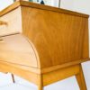 1960s ALFRED COX for AC Furniture English Sycamore Wood Dressing Table Cabinet 1960s ALFRED COX for AC Furniture English Sycamore Wood Dressing Table Cabinet