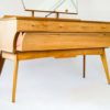 1960s ALFRED COX for AC Furniture English Sycamore Wood Dressing Table Cabinet 1960s ALFRED COX for AC Furniture English Sycamore Wood Dressing Table Cabinet