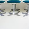 Maurice Burke for Arkana, 6 Dining Chairs With Original Seat Pads