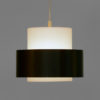 Pendant light "Cylindus" by Uno and Östen Kristiansson for Luxus. Sweden 1970s