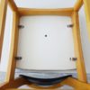 Set of six beechwood dining chairs, 1970s chairs, kitchen chair