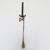 Walter Bosse shoehorn cat made of brass for Herta Baller