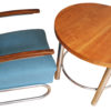 Lounge Chairs with Coffee Table Set by Walter Schneider, Paul Hahn