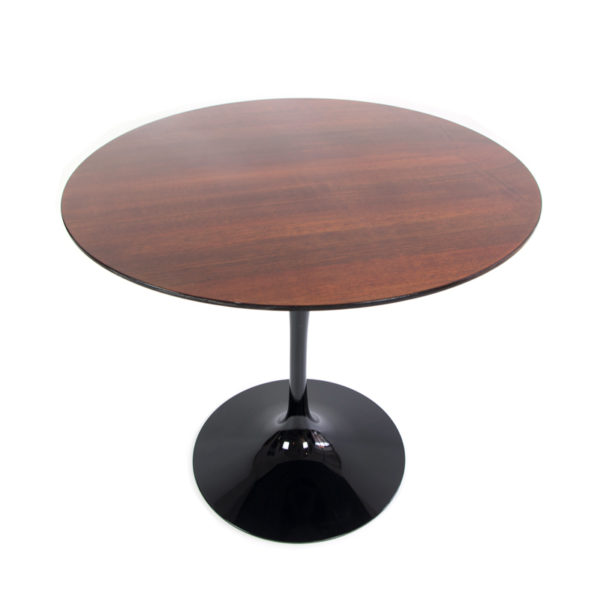 1980s Eero Saarinen Tulip table with walnut