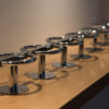 Series of 7 hooks by Jean Royère Series of 7 hooks by Jean Royère